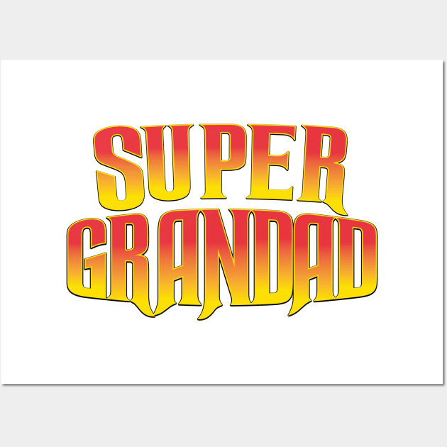 Super Grandad Wall Art by nickemporium1